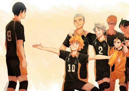 Волейбол аниме Карасуно