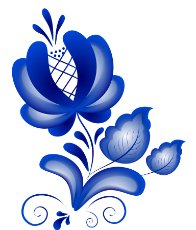 Гжель роспись