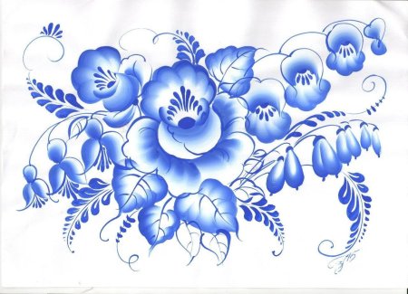 Гжель роспись капитина