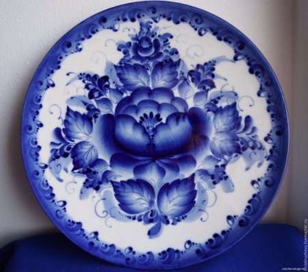 Гжель роспись