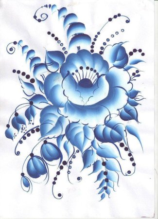 Гжель,Гжельская роспись