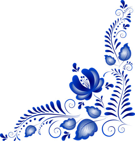 Гжель роспись узоры