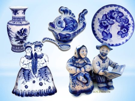 Народные промыслы Гжельская роспись