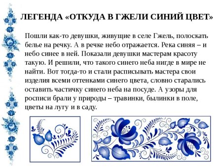 Гжель для детей