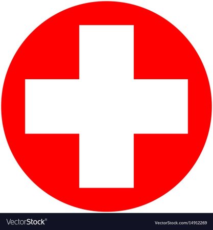 Красный крест рисунок