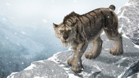 Сибирский Саблезубый тигр