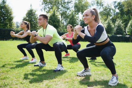 Занятия спортом на улице