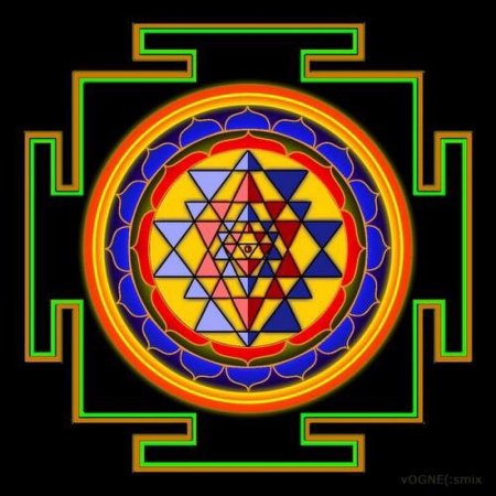 Символ чакры Шри Янтра