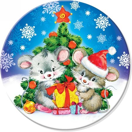 Новогодние мини открытки