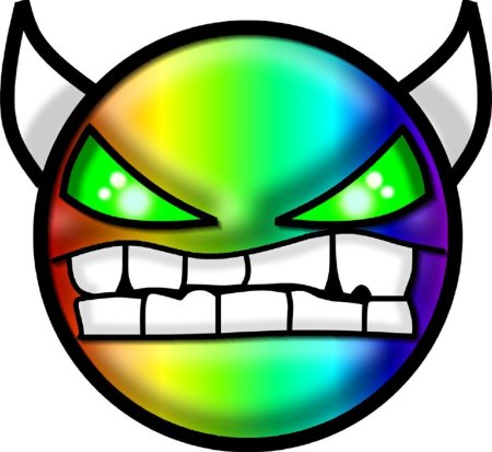 Демон из Geometry Dash