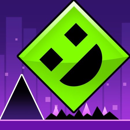 Куб из игры Geometry Dash