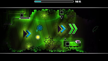 Geometry Dash геймплей