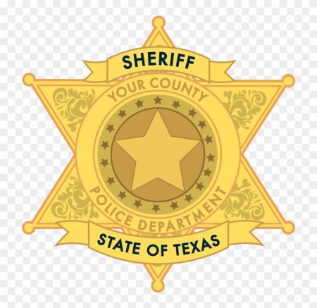 Значок шерифа Техас