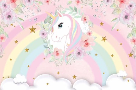 Фон с единорогами