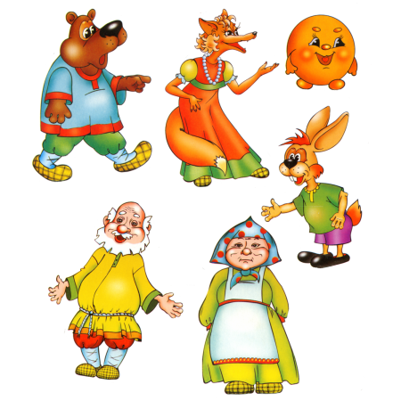 Герои сказки Колобок