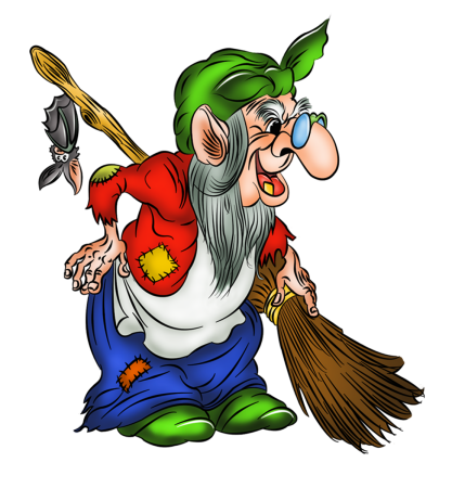 Сказочные герои баба Яга