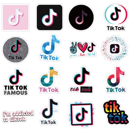 Наклейки тик ток