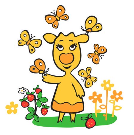 Оранжевая корова Зоя