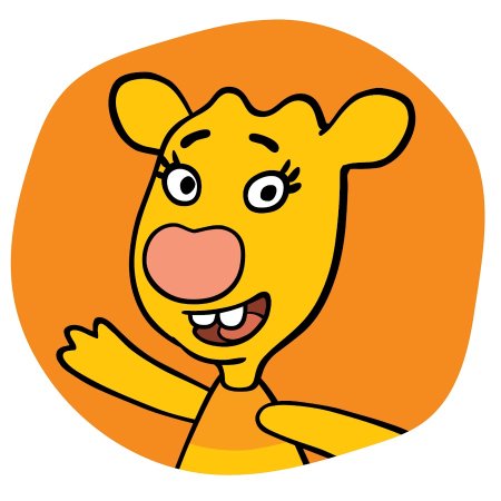 Оранжевая корова мультик бо