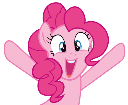 Пинки Пай веселая