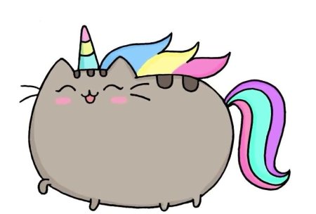 Кот Пушин Единорог