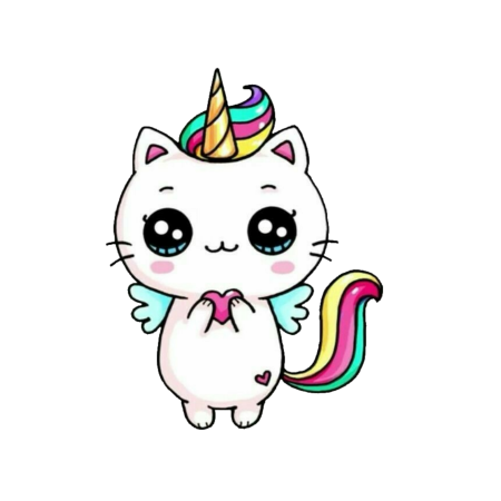 Котик Единорог аниме