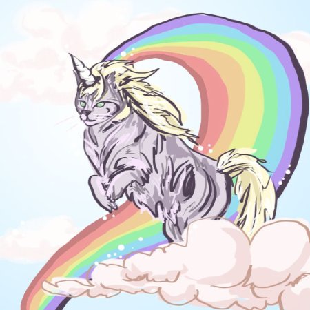 Кот Единорог