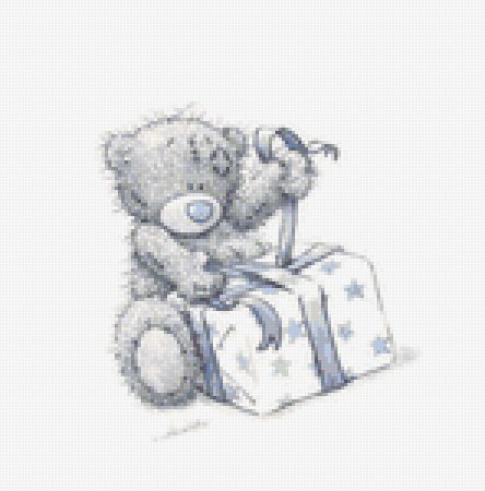 Мишка Тедди с подарком