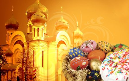 Пасха кулич яйца Церковь