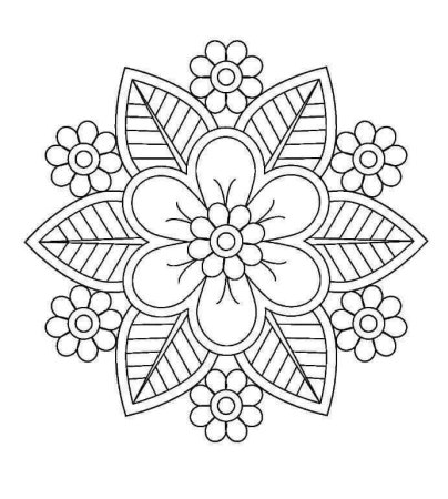 Узоры для раскрашивания