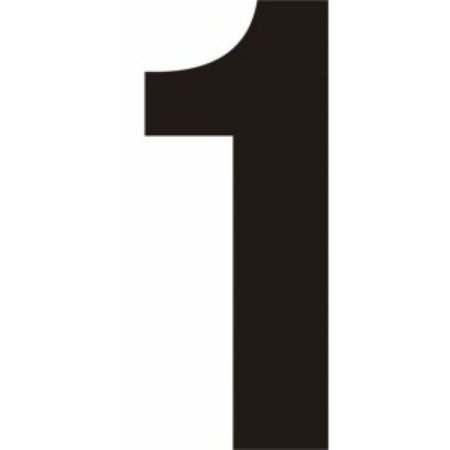 Цифра 1 прозрачная