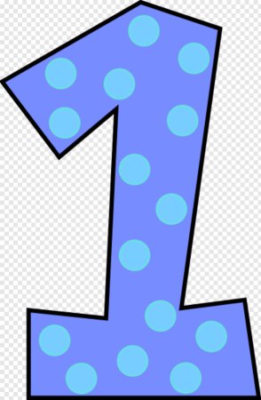 Цифра 1 для детей