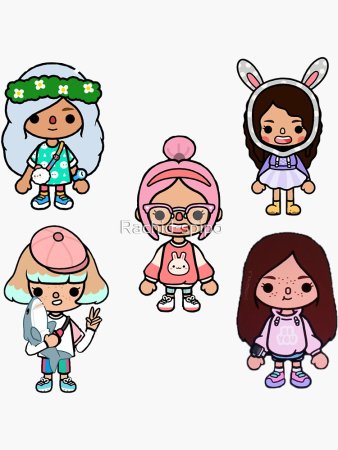 Toca boca персонажи