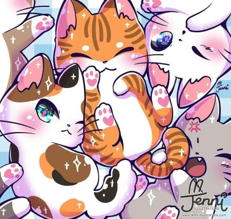 Кавайные котики