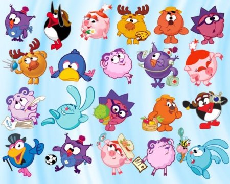 Смешарики все персонажи