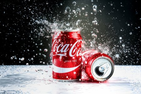 Новогодние обои Кока кола