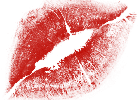 След от губ