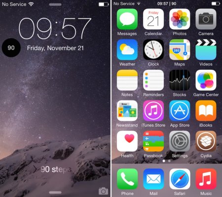 Айфон 6a стартовый экран