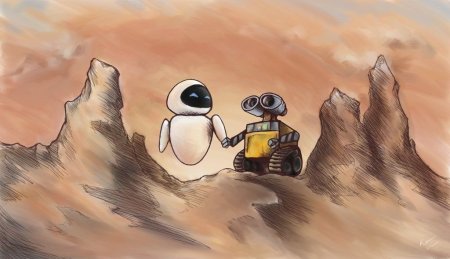 Валли и ева арт