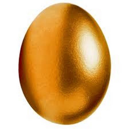 Яйцо золотое из сказки Курочка Ряба