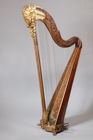 Струнные музыкальные инструменты арфа