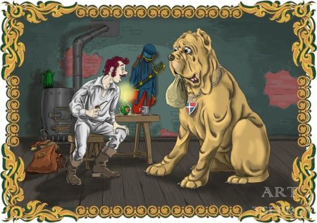 Сказка Андерсена огниво собаки