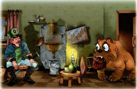 Иллюстрация к сказке огниво Андерсена