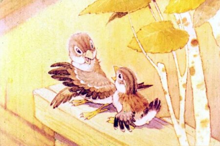 Максим Горький сказка Воробьишко