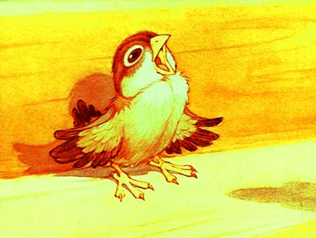 Иллюстрации к сказке Воробьишко Максима Горького