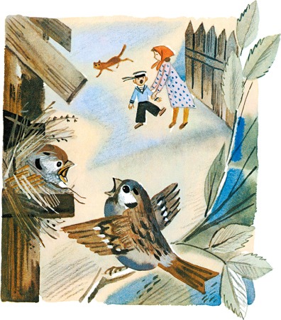 Максим Горький "Воробьишко"