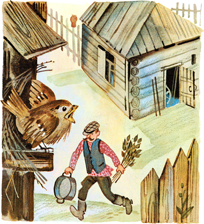 Максим Горький сказка Воробьишко