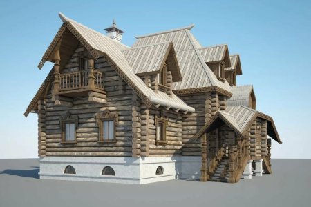 Русская изба Терем проекты