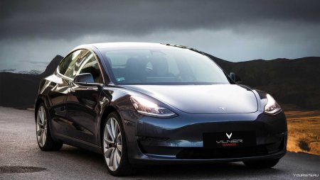 Тесла машина модель 3