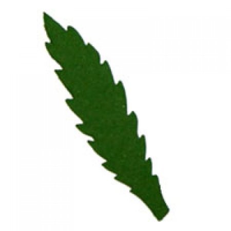 Трафарет листьев ромашки